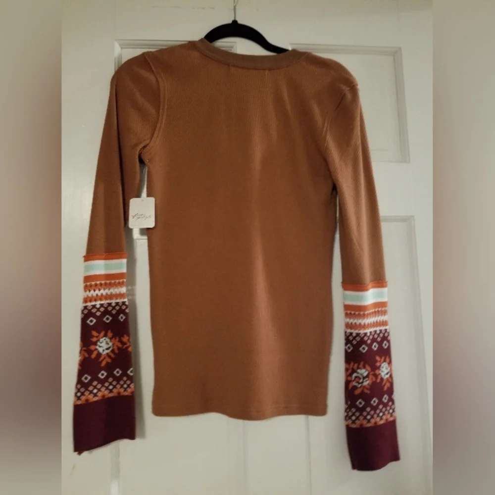 We the Free Mikah Layering Cuff Knit Top - Picture 4 of 5